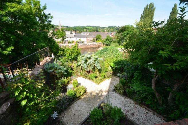 Lower garden terrace