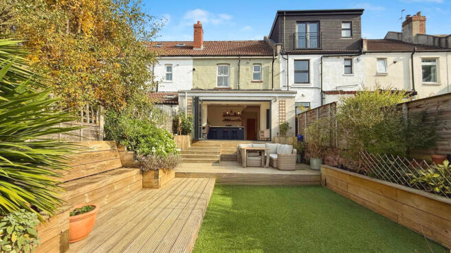 Rear of the property