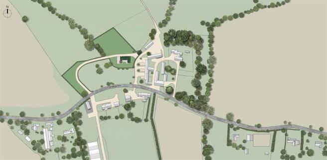 Chestnut House_Doveden Woods, Whepstead [Site Plan