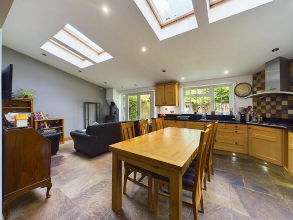 Open Plan Kitchen/Dining Area/Living Area