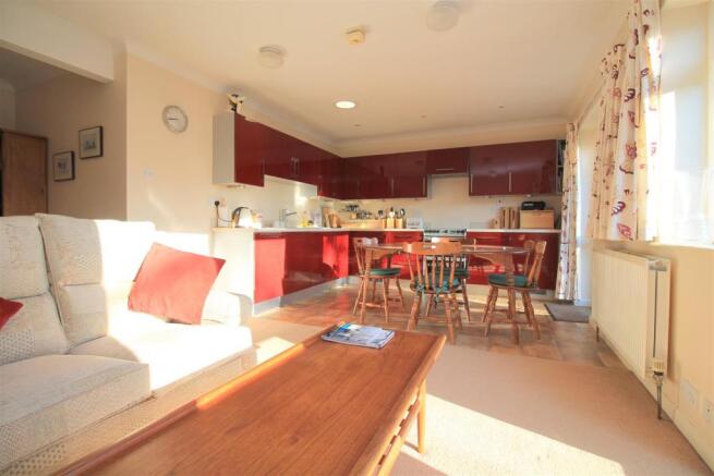 Living Area and Kitchen