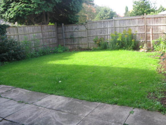 Rear garden