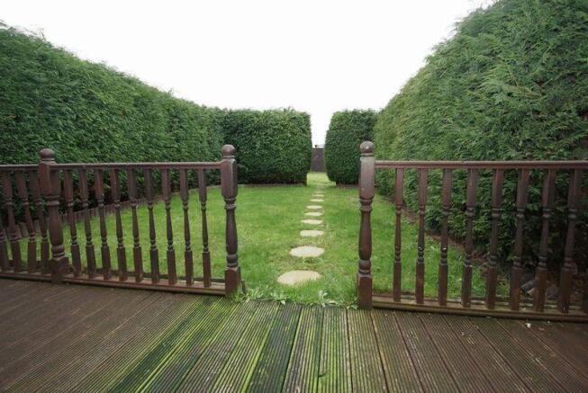Rear garden