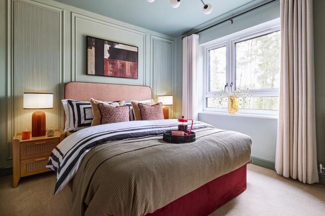 A soothing bedroom that brings comfort to busy days and calm to every night