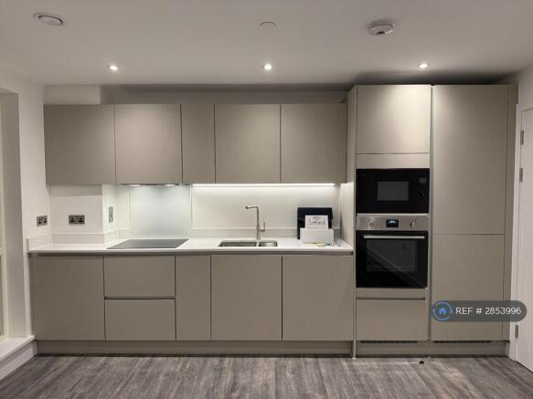 Open Plan Kitchen With Integrated Appliances