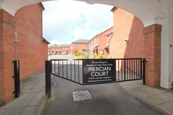 gated entrance
