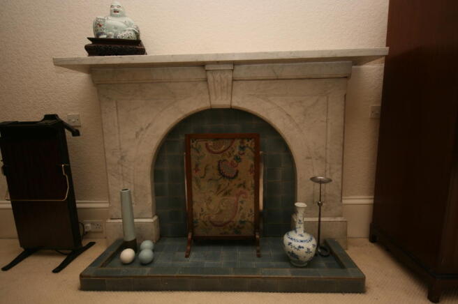 master bed fireplace