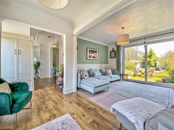 Open plan living space