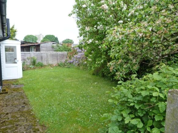 Rear garden