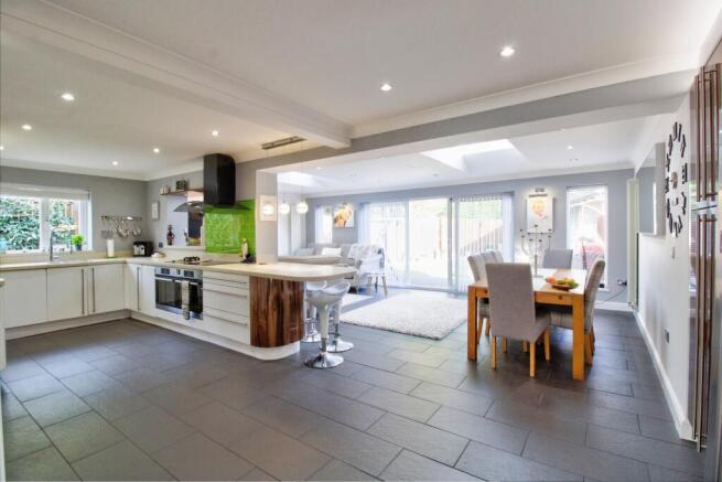 Kitchen and Family Room