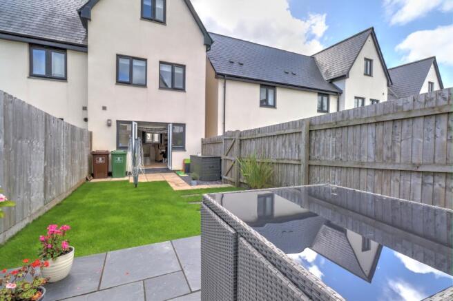 Rear of property