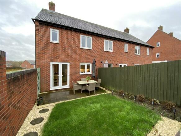 Rear elevation & landscaped garden