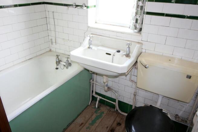 Half tiled Bathroom