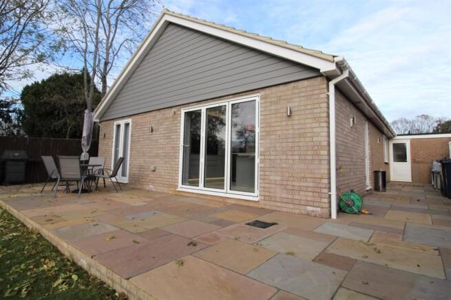 Rear and Side Patio Areas