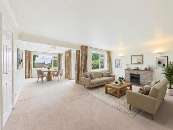 Lounge Dining Room (Virtually Furnished)