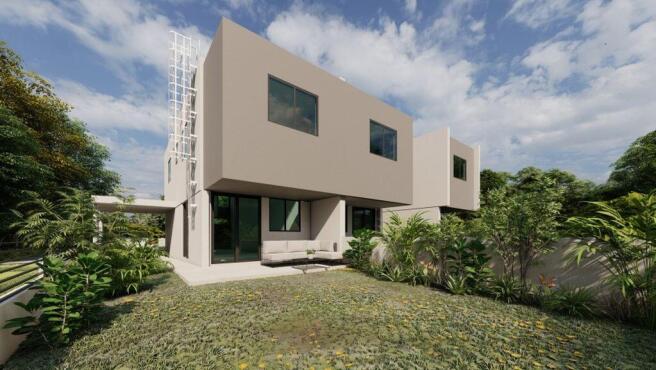 Rear of Houses 2 &
