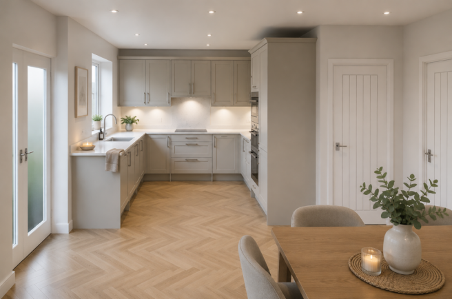 Plot 1 kitchen CGI