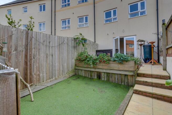 Rear of property