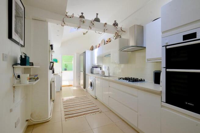 20 ft kitchen with tall ceilings