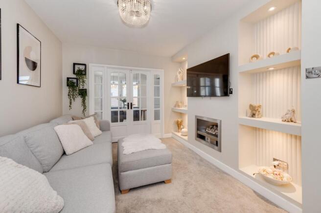 KITCHEN, DINER AND LIVING ROOM