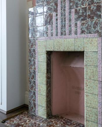 Bedroom fireplace