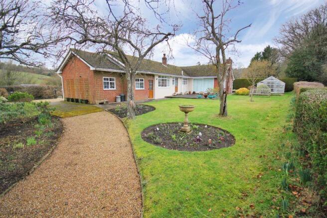 Rear of property