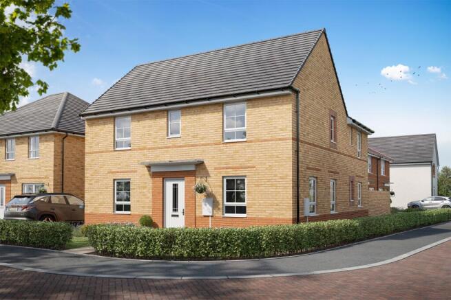 Exterior CGI view of our 4 bed Alfreton home
