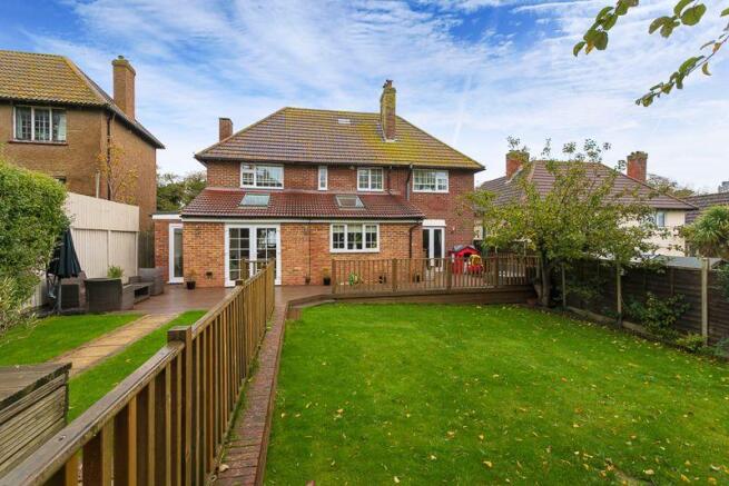 Rear of property