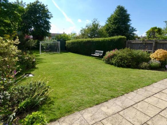Looking down the garden