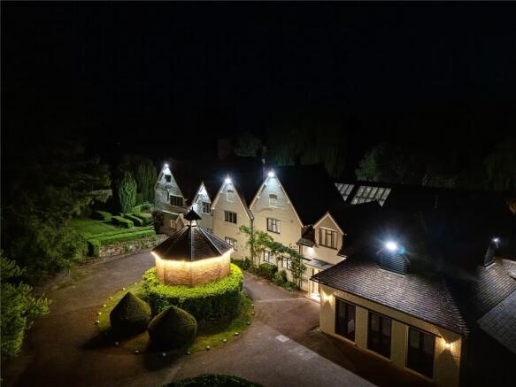 Dusk Front Elevation