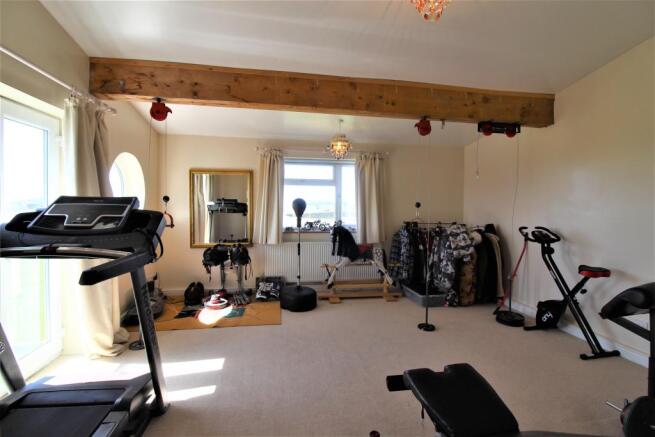 Bedroom One (Currently Used as a Gym)