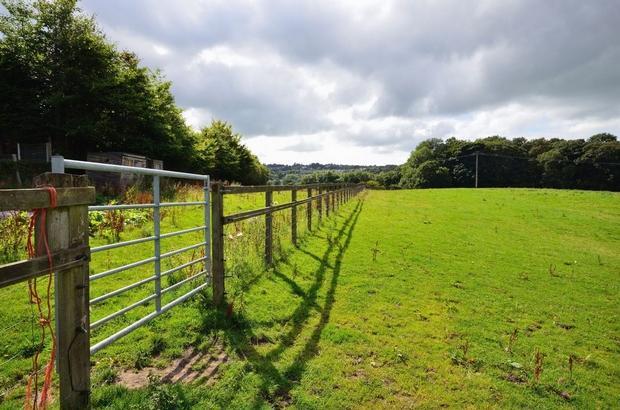 Land to the rear of property
