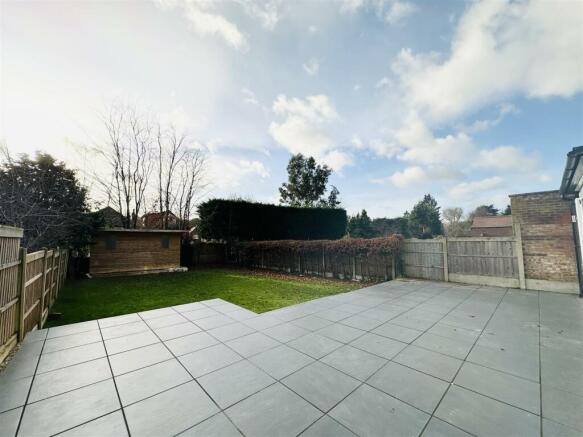 Rear patio