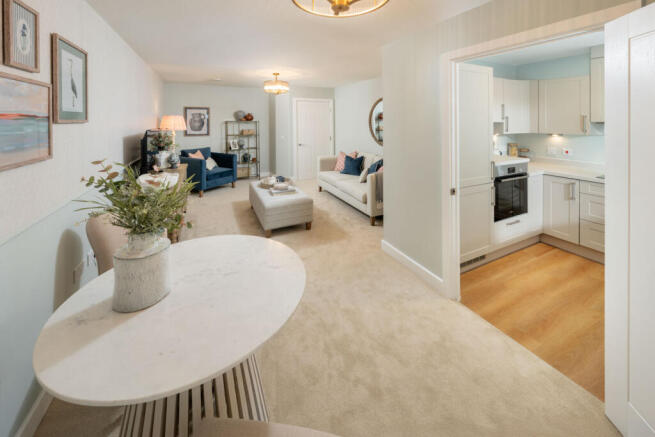 Show home living room