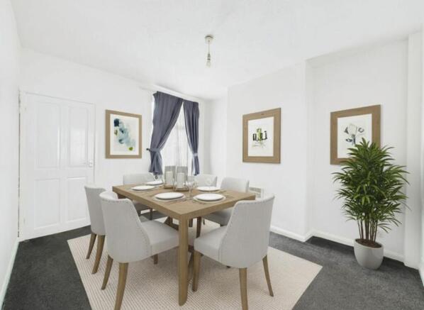 Dining Room (Virtually Furnished)