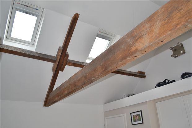 Vaulted Ceiling - Bedroom One