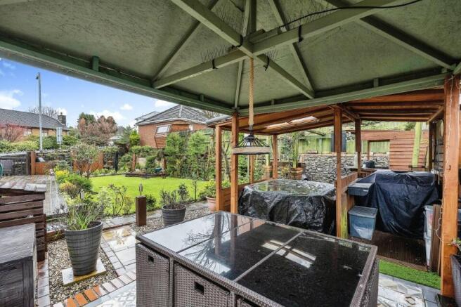 Garden function with Bar, Seating and pergola area.