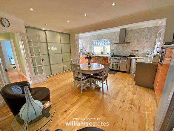 open plan kitchen