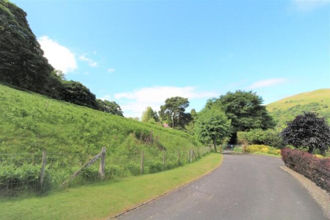 Road leading to prop