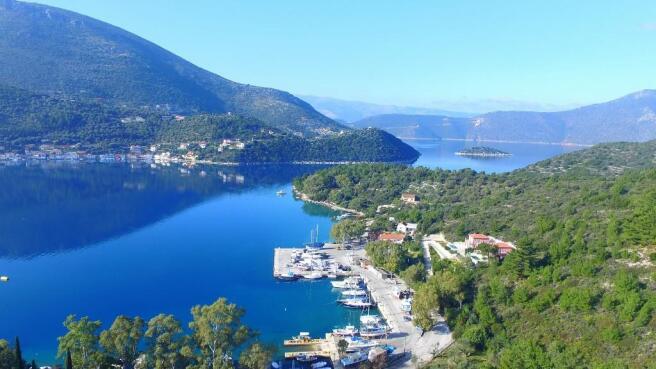 Aerial sea view