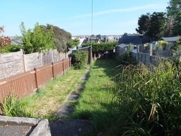 Rear garden from bac