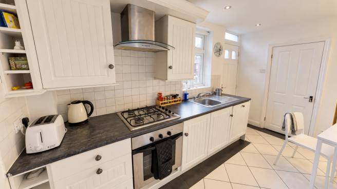 Warm Scandinavian Kitchen Interior