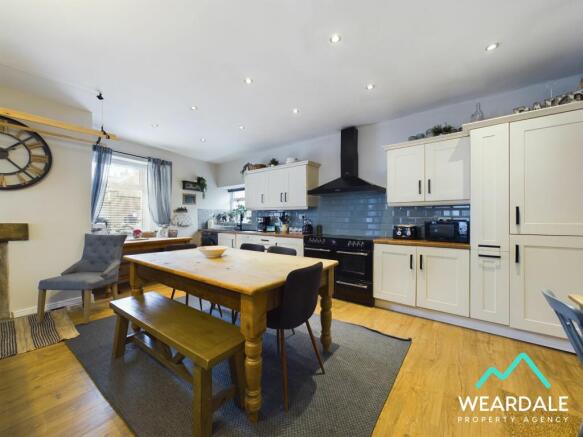 Living area and Kitchen