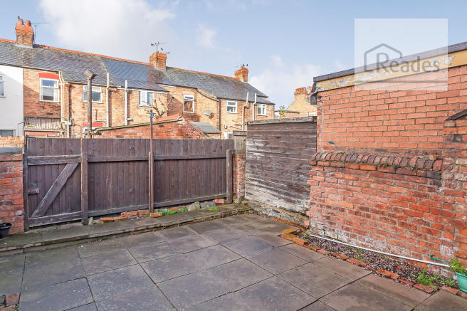 Rear courtyard