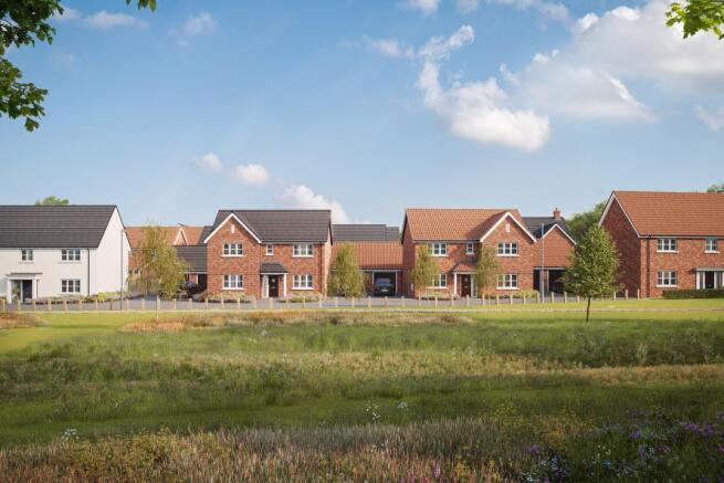 Audley Green Street Scene - Computer Generated