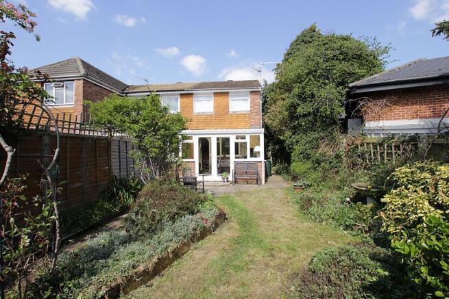 Rear of house