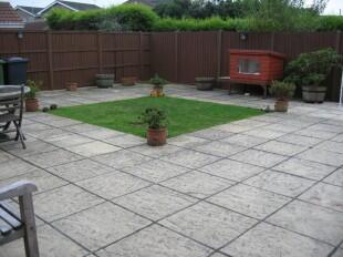 Rear garden