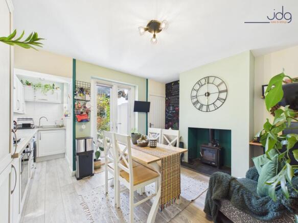 Kitchen Diner with log burner