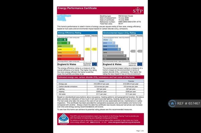 Epc Certificate