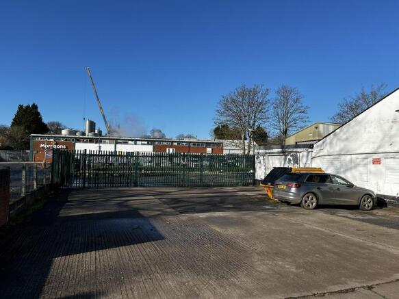 Entrance to secure yard